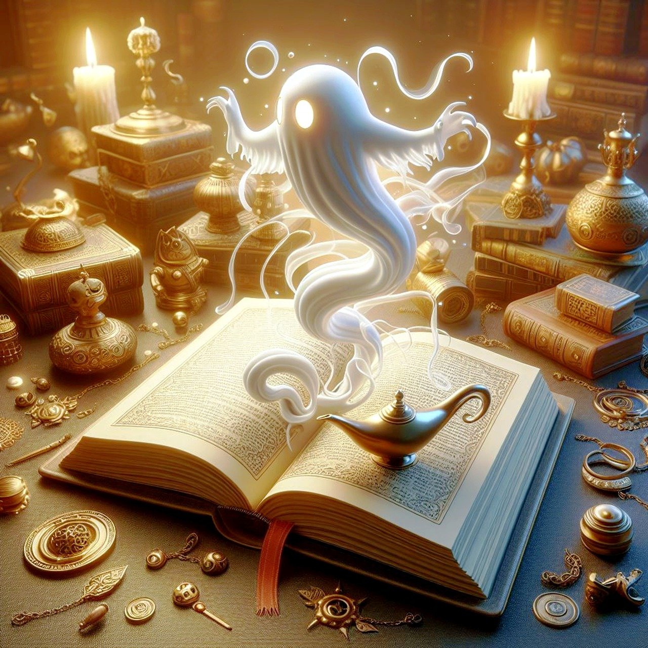 ai generated, book, magic